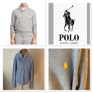 Ralph Lauren Polo Estate Rib Shawl neck pullover